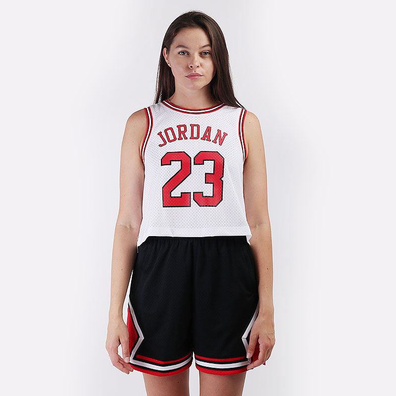 женская белая майка Jordan Essentials Jersey DD0285-100 - цена, описание, фото 3